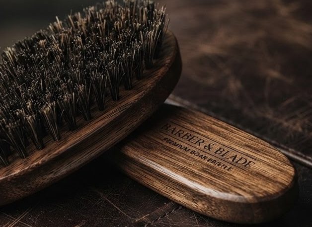 Boar Bristle Beard Brush — alternate view