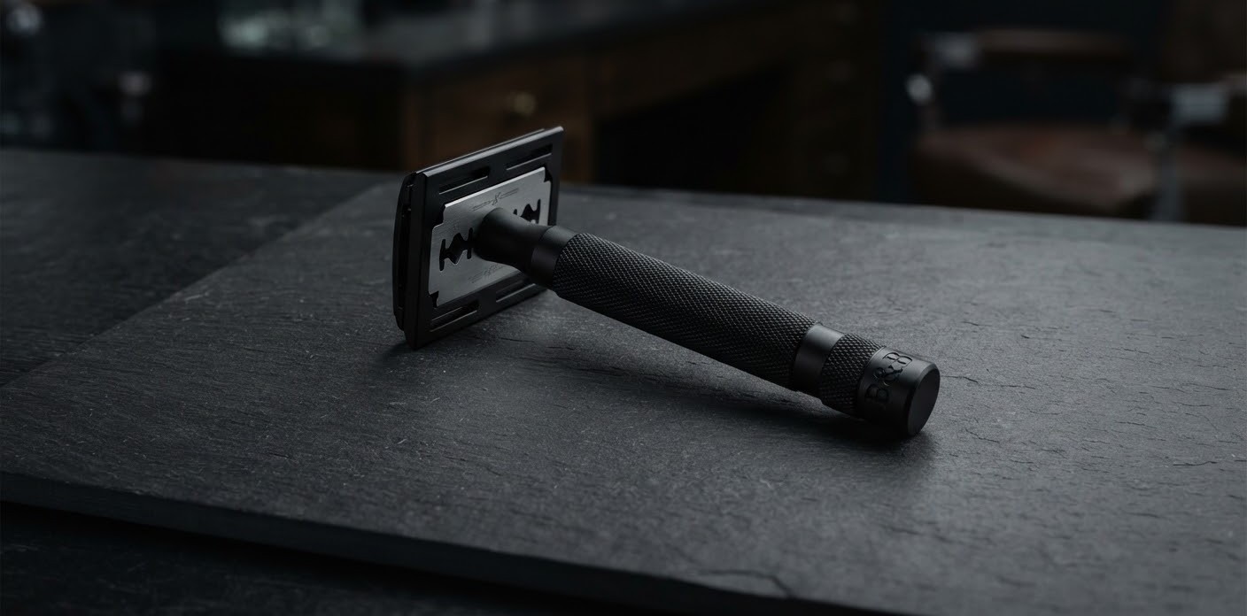Safety Razor — Matte Black — product photo